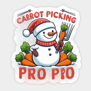 Carrot Picking Pro Sticker